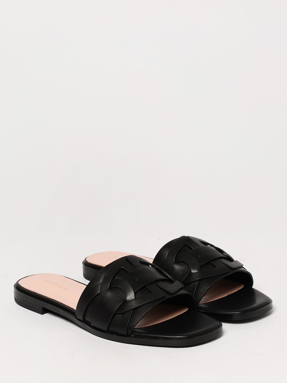Coccinelle Flat Sandals Woman Black