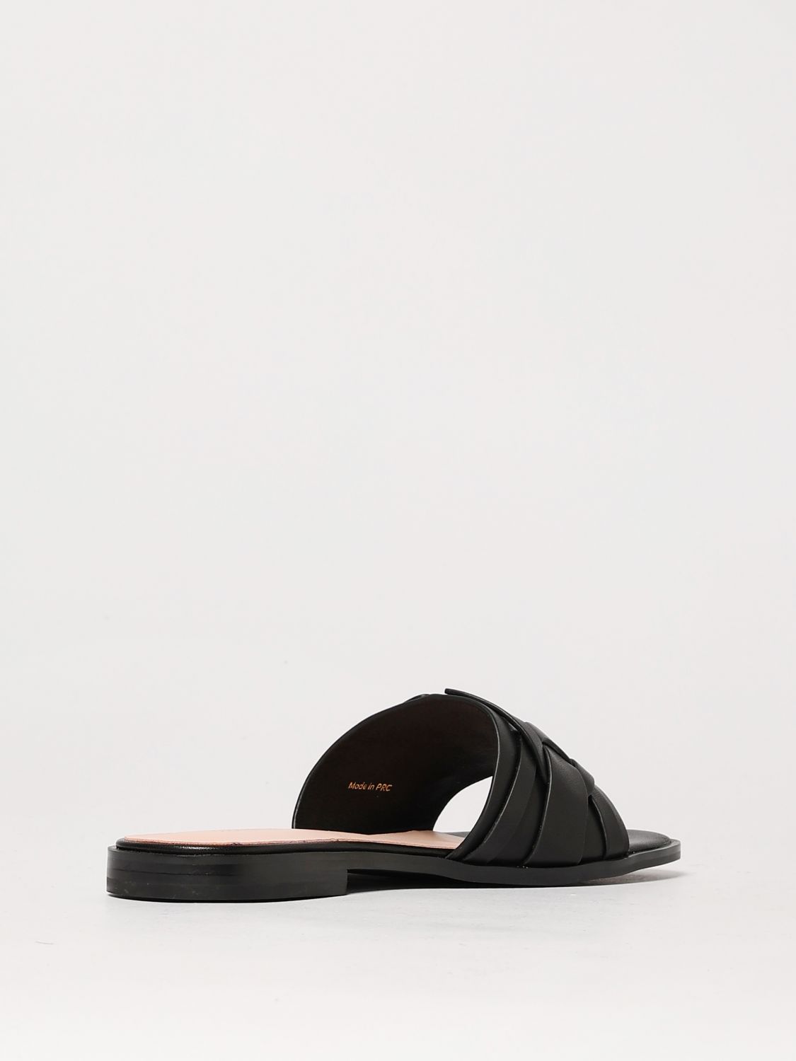 Coccinelle Flat Sandals Woman Black