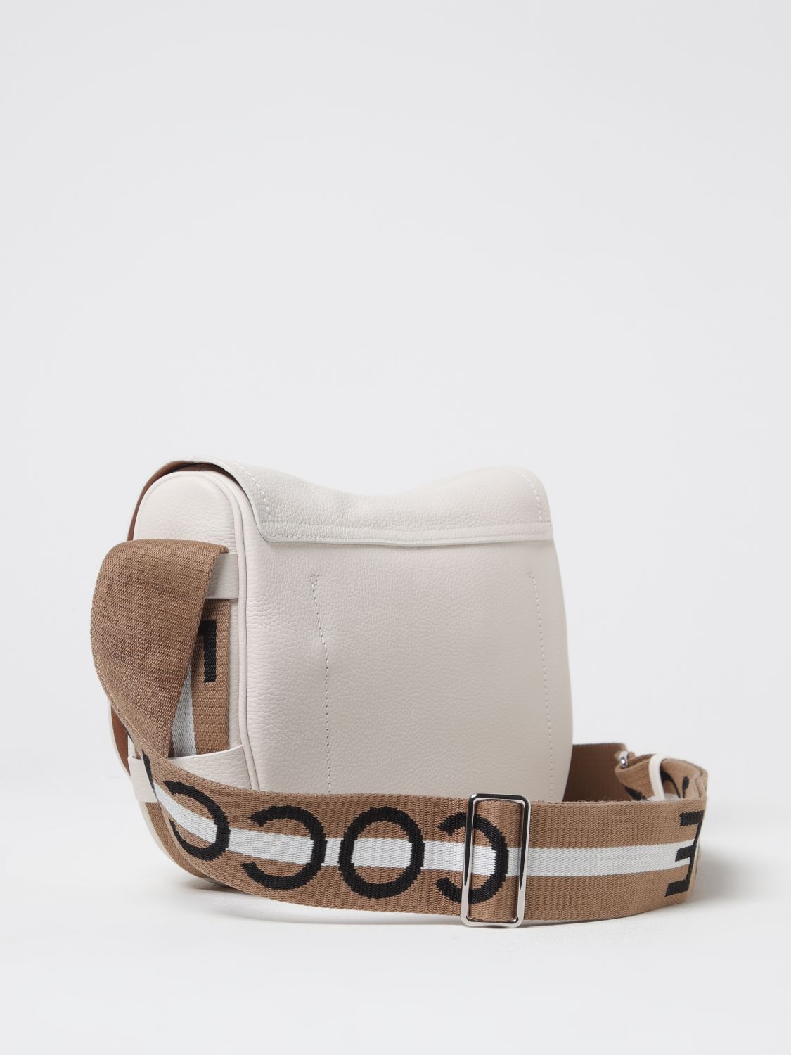 Coccinelle Crossbody Bags Woman Beige