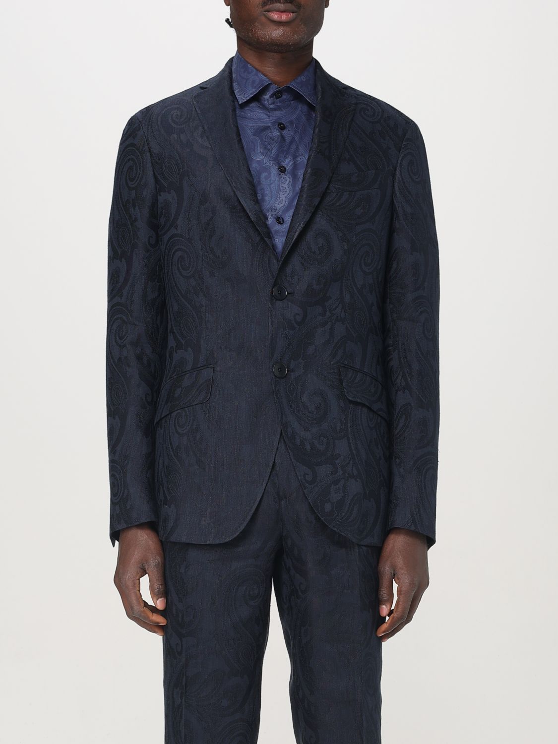 Etro Blazer Men Blue