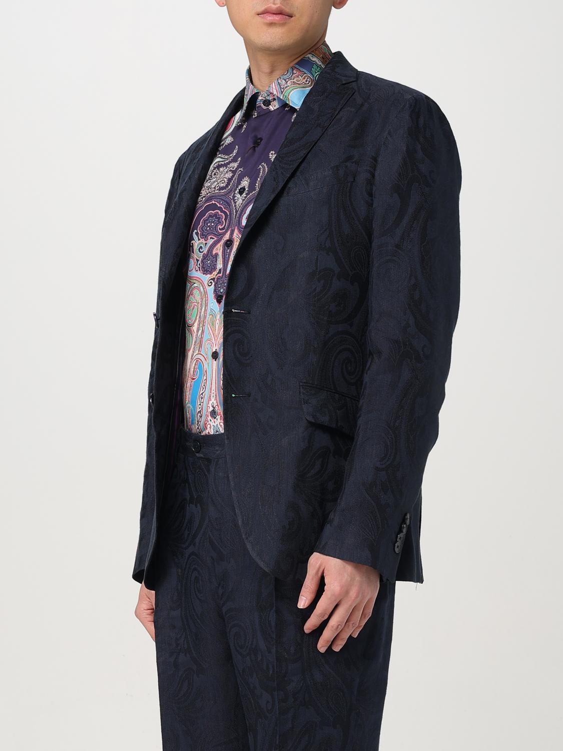 Etro Blazer Men Blue