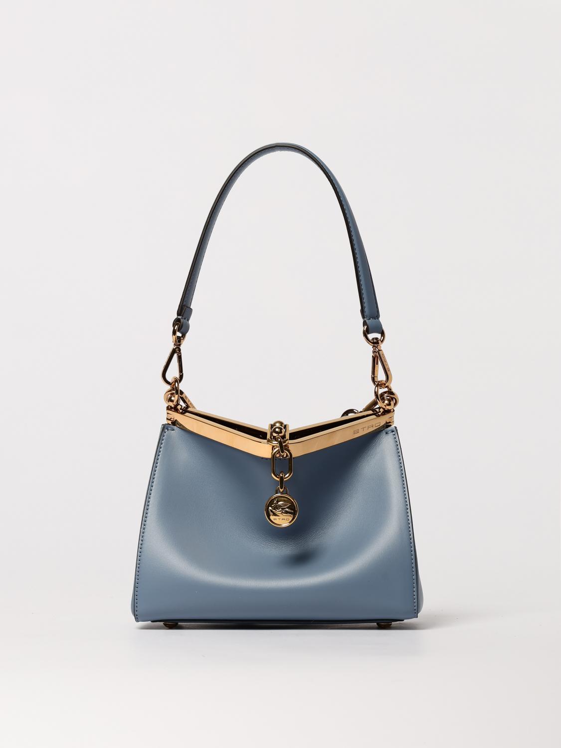 ショルダーバッグ・ポシェット ETRO Woman Shoulder bag Gnawed Blue WP1B0001AU022 B0071 Etro Shoulder Bag Woman Gnawed Blue – Modishus