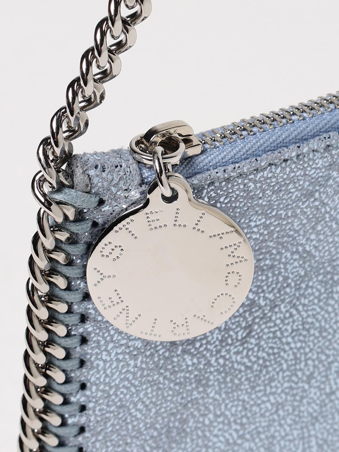 Stella Mccartney Shoulder Bag Woman Gnawed Blue