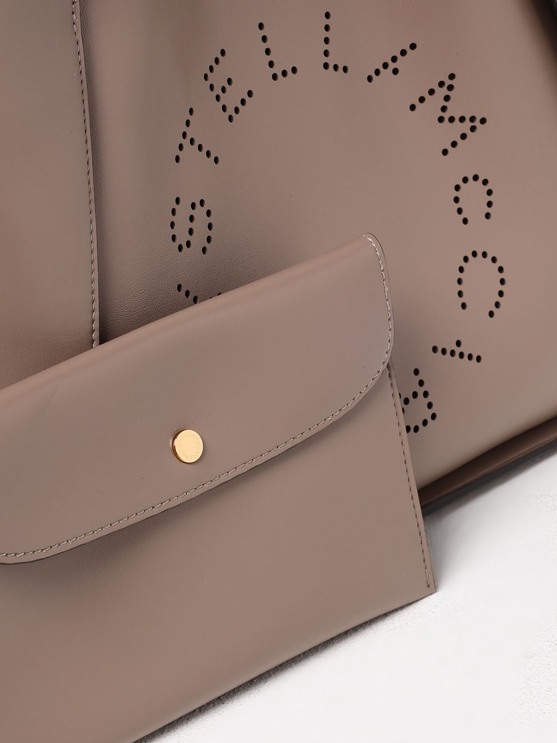 Stella Mccartney Tote Bags Woman Beige
