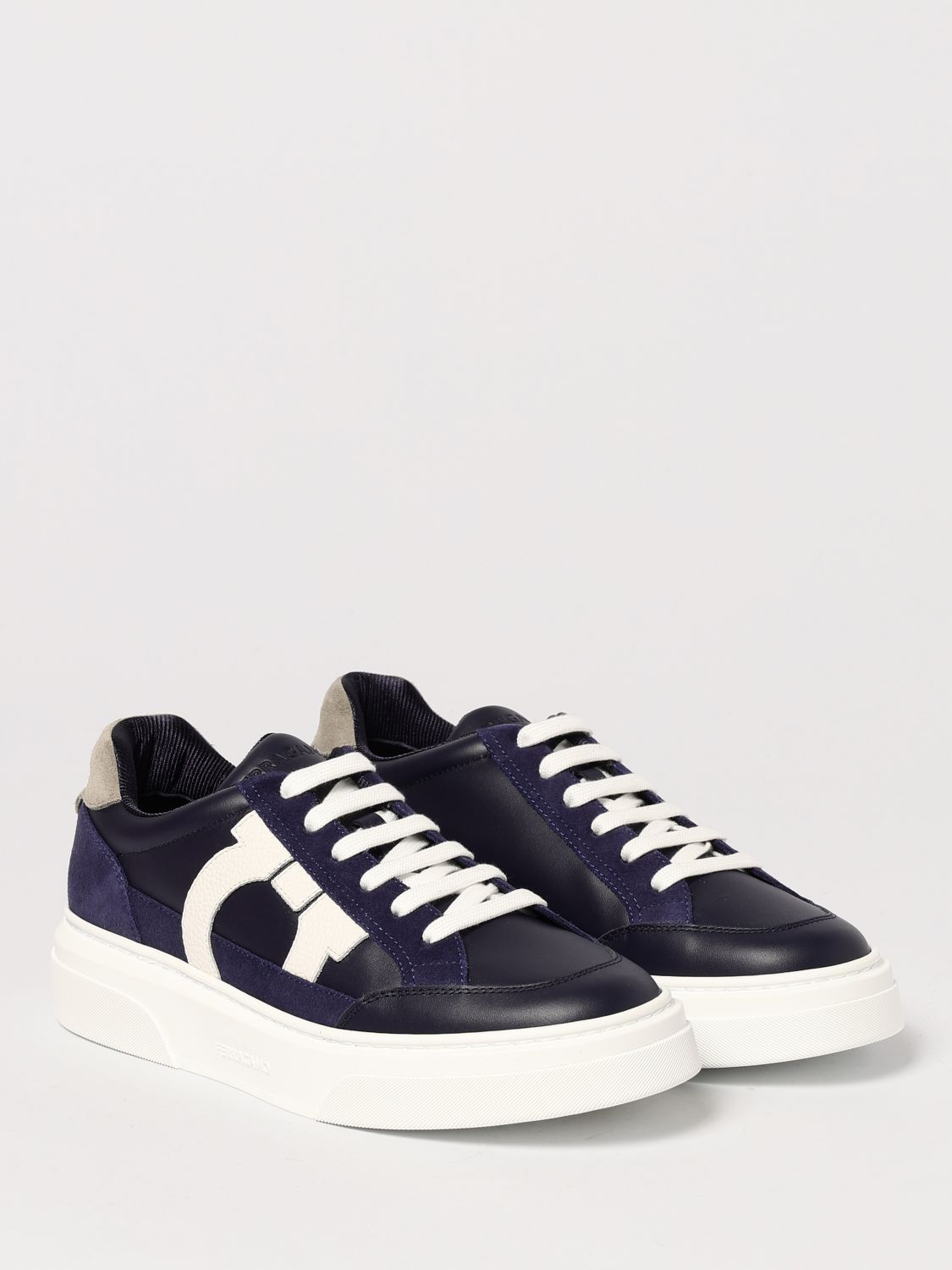 Ferragamo Sneakers Men Navy