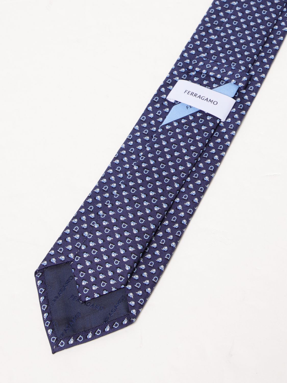 Ferragamo Tie Men Navy