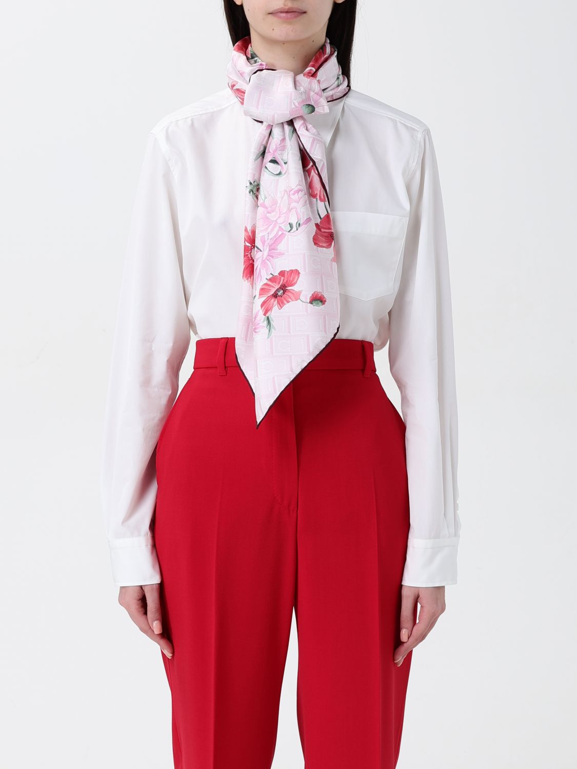 Ferragamo Neck Scarf Woman Pink
