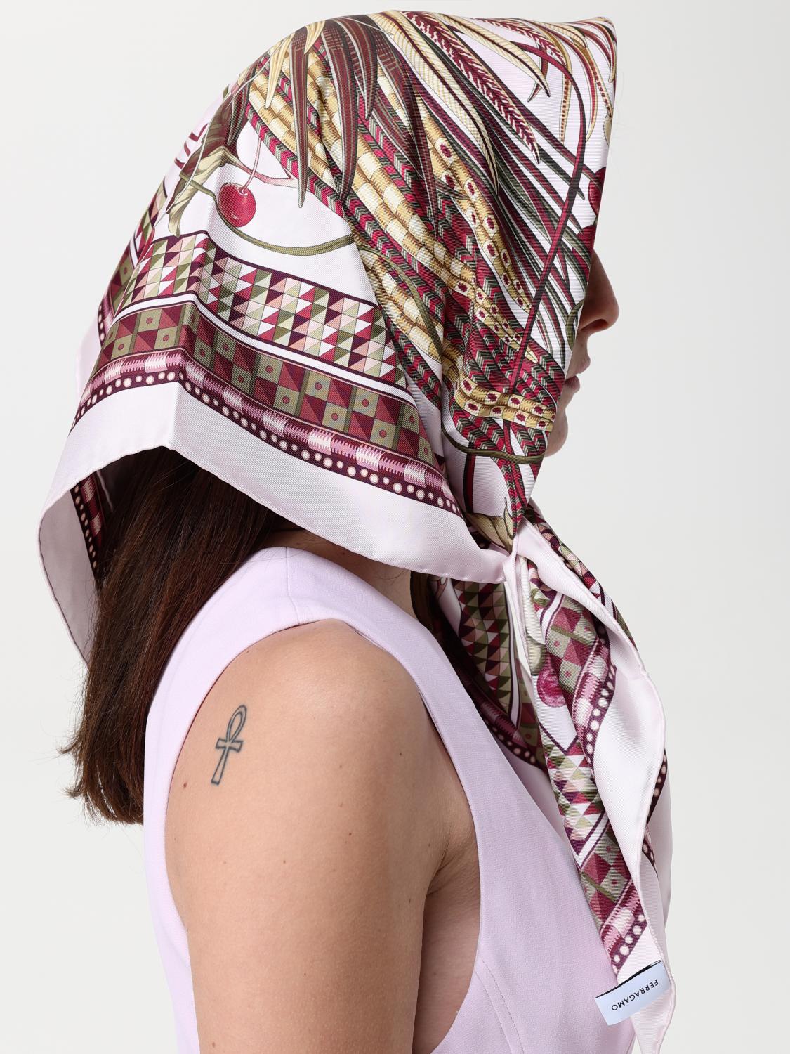 Ferragamo Neck Scarf Woman Blush Pink