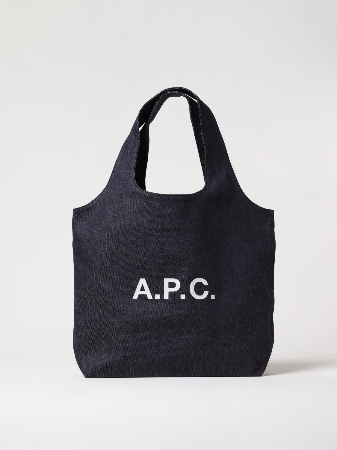 A.P.C. Tote Bags Woman Blue