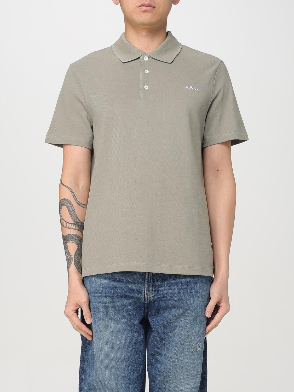 A.P.C. Polo Shirt Men Pink