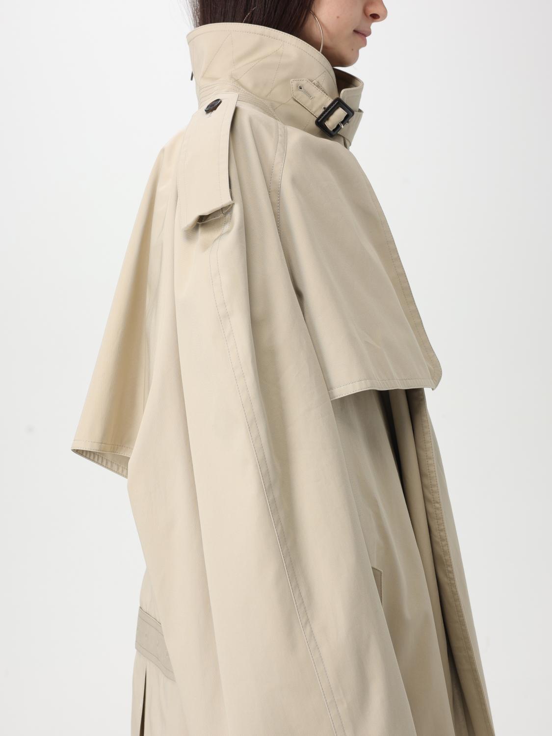 Balenciaga Trench Coat Woman Beige