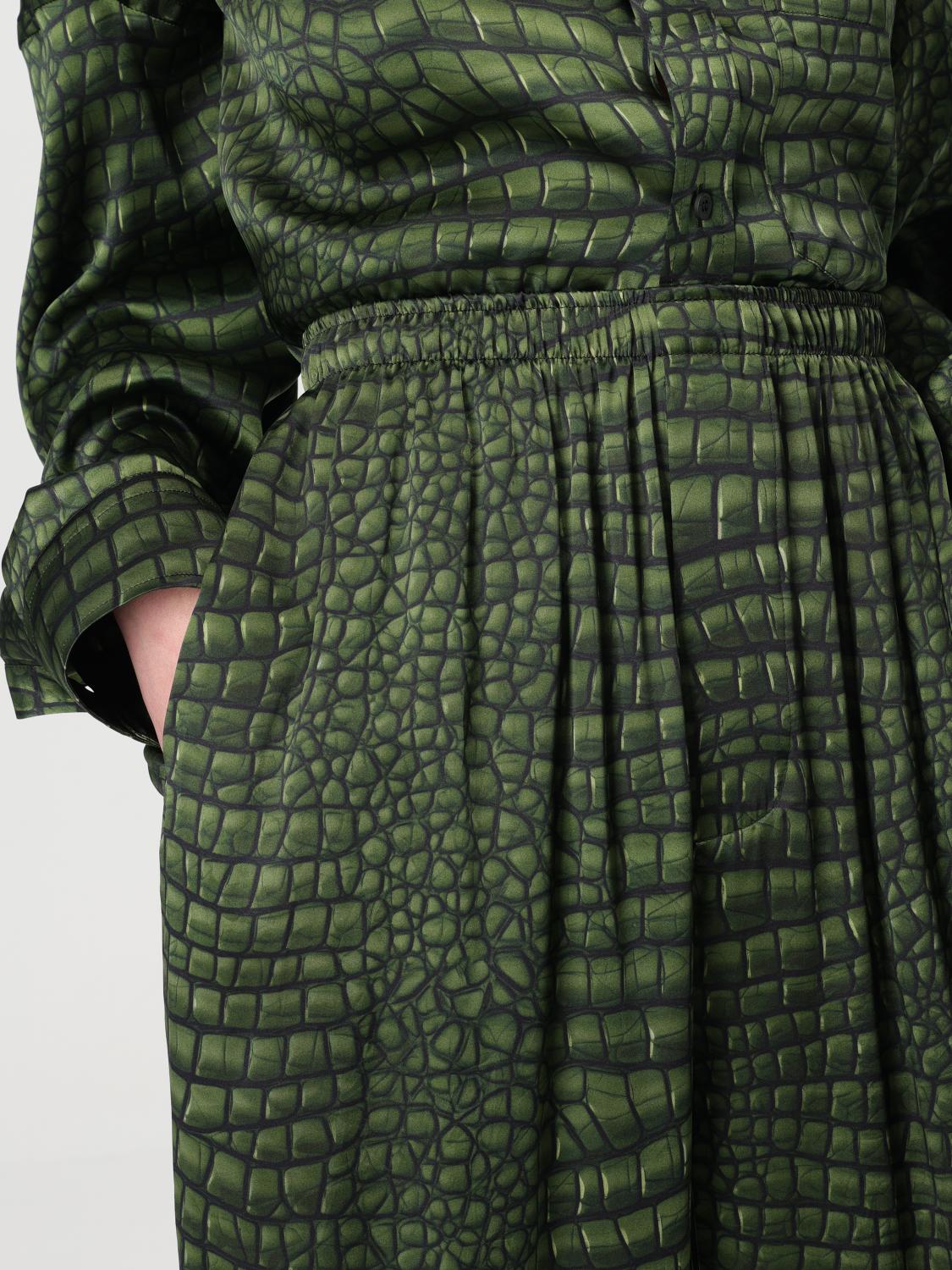 Balenciaga Pants Woman Green