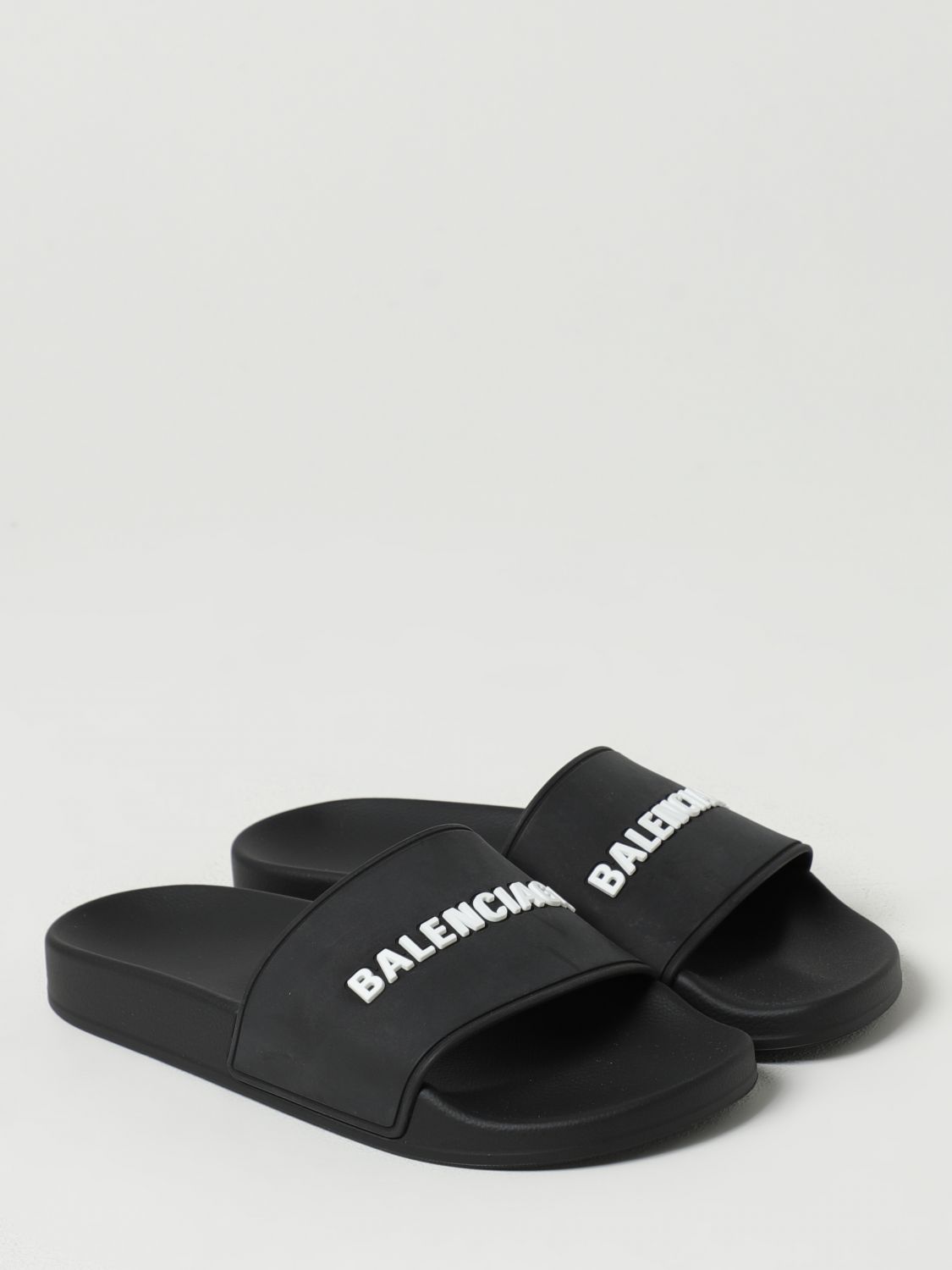 Balenciaga Flat Sandals Woman Black