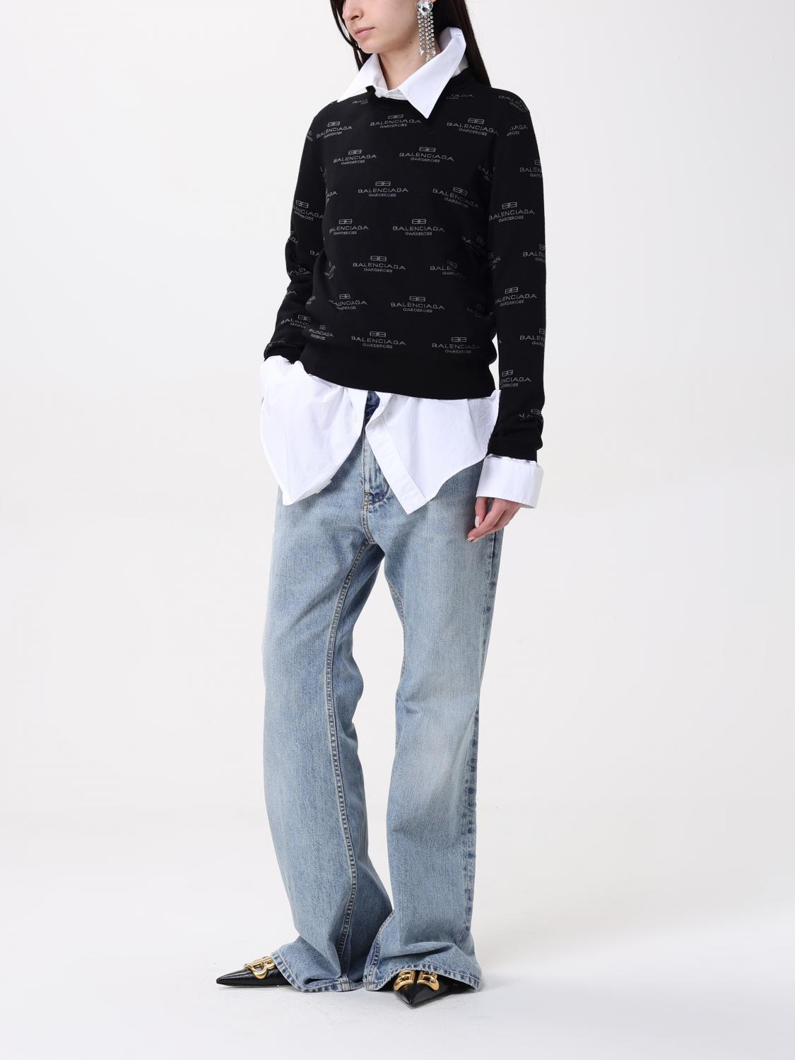 Balenciaga Sweater Woman Black