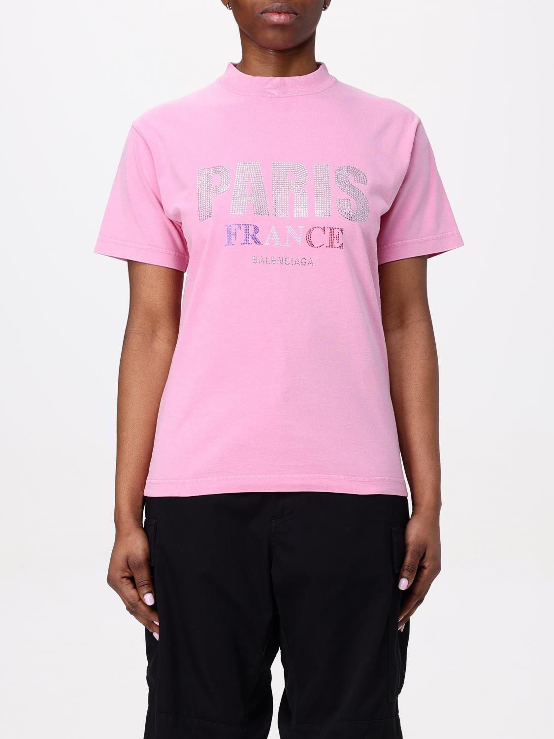 Balenciaga T Shirt Woman Pink