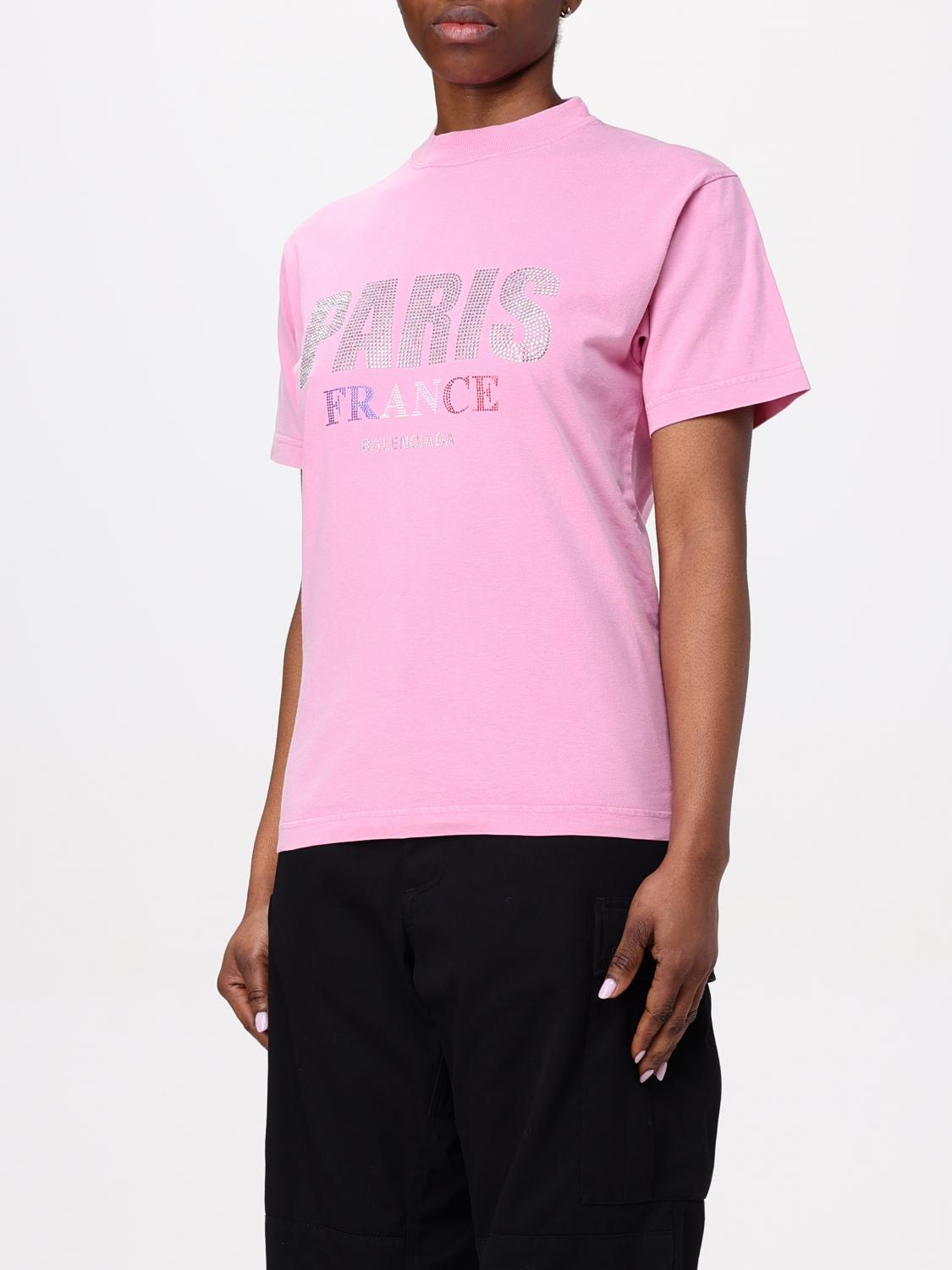 Balenciaga T Shirt Woman Pink