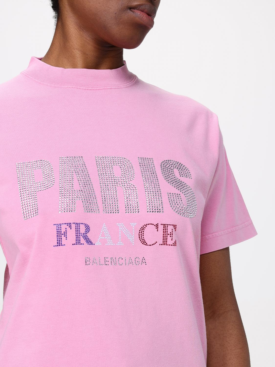Balenciaga T Shirt Woman Pink
