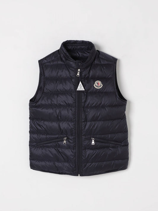Moncler Waistcoat Kids Navy