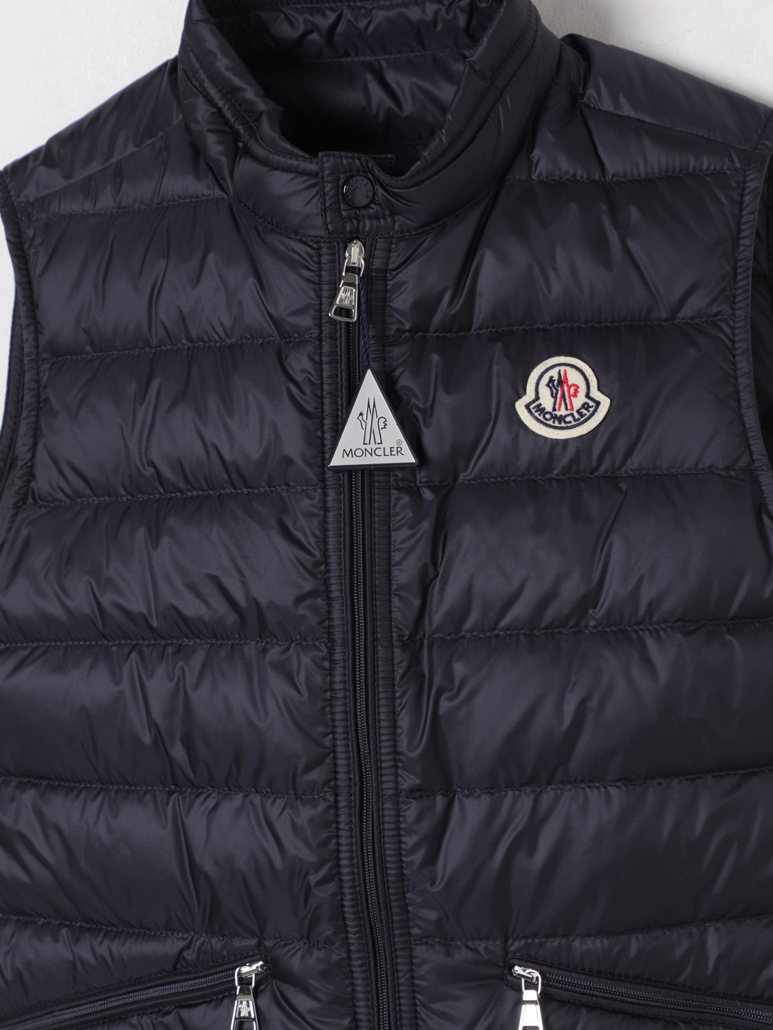 Moncler Waistcoat Kids Navy