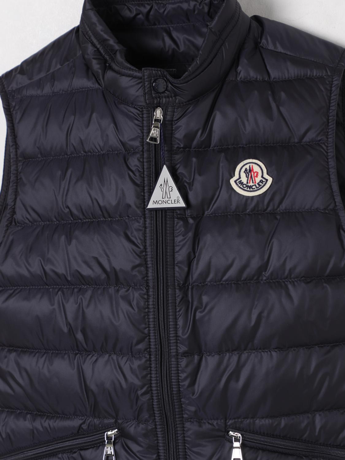 Moncler Waistcoat Kids Navy