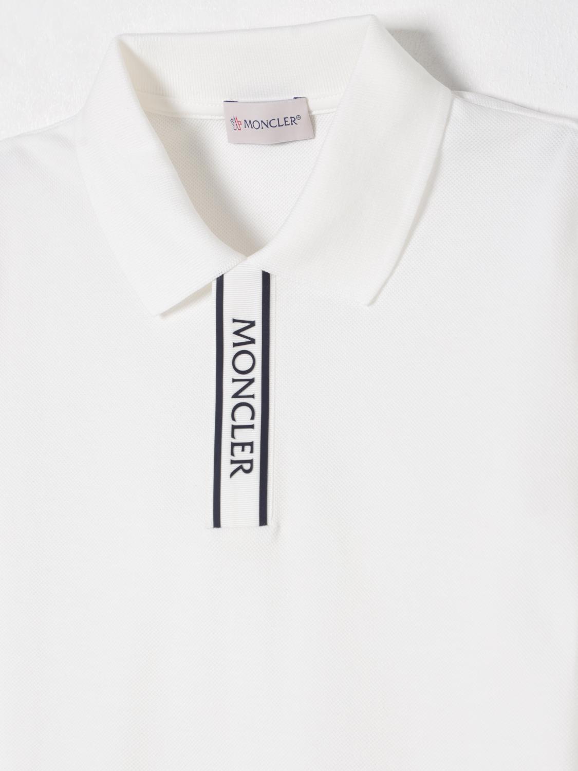 Moncler Polo Shirt Kids White