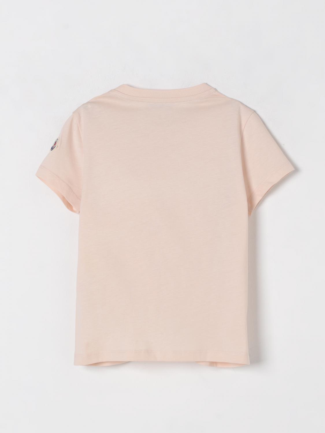 Moncler T Shirt Kids Blush Pink