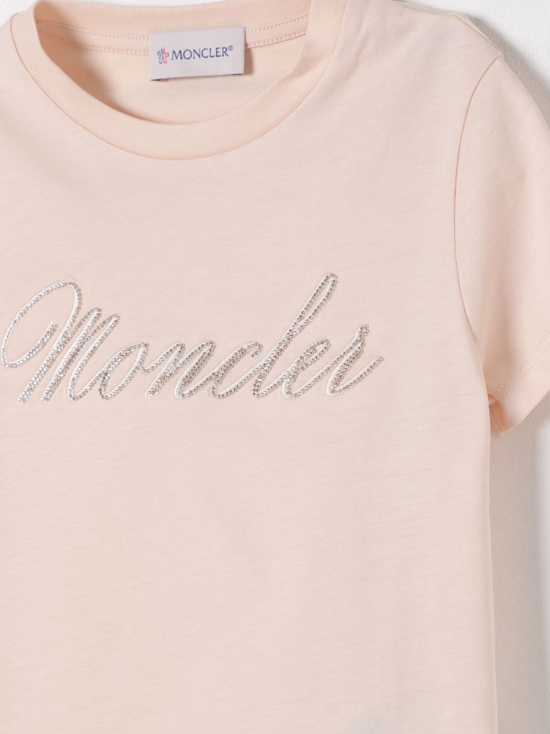 Moncler T Shirt Kids Blush Pink