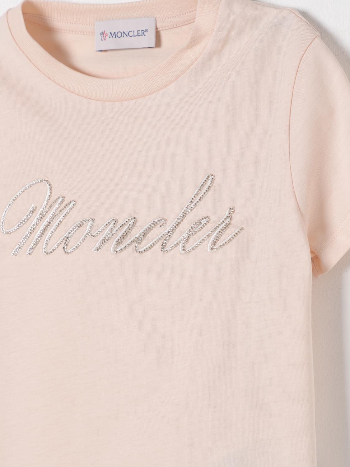 Moncler T Shirt Kids Blush Pink