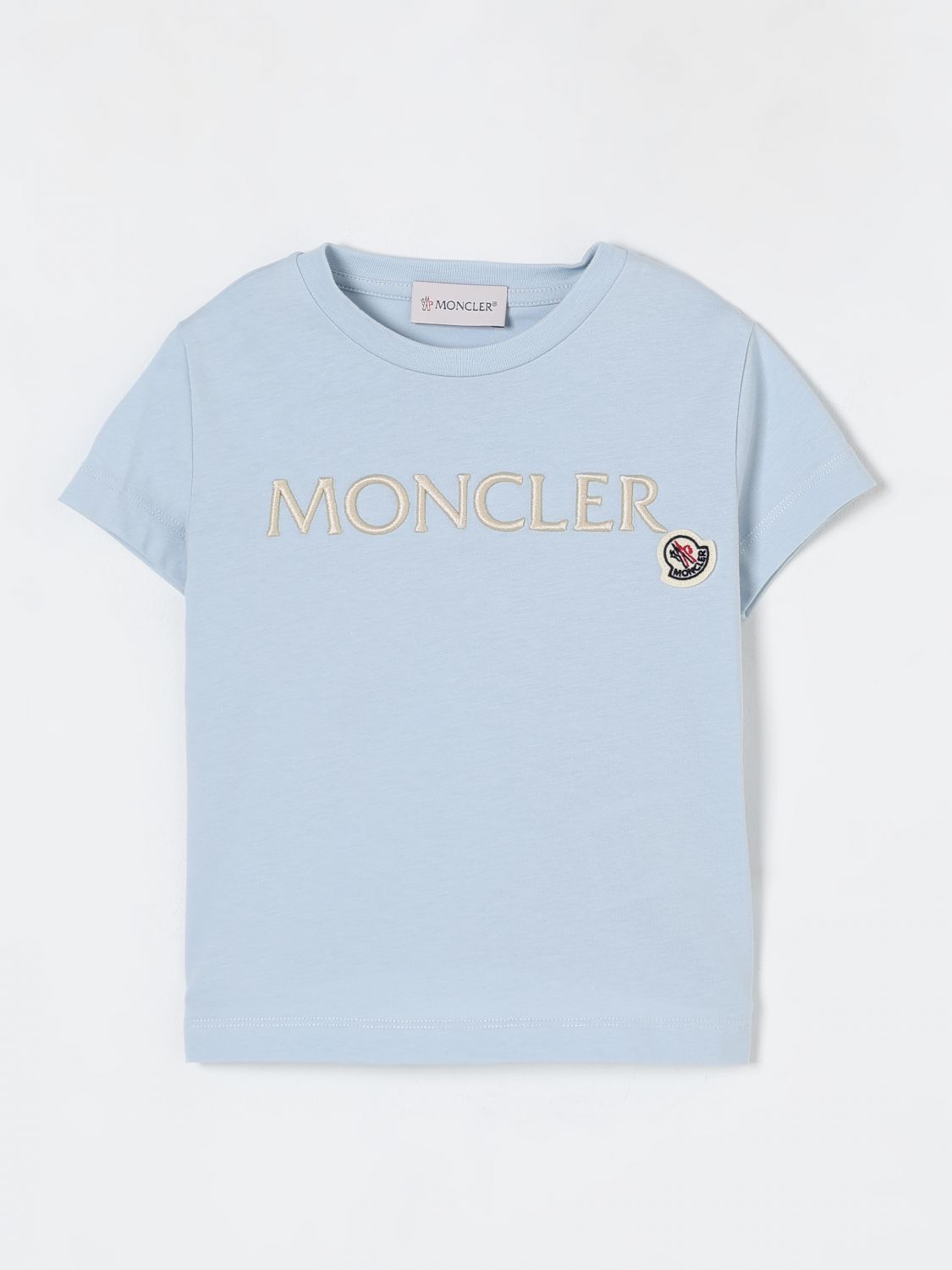 Moncler T Shirt Kids Turquoise