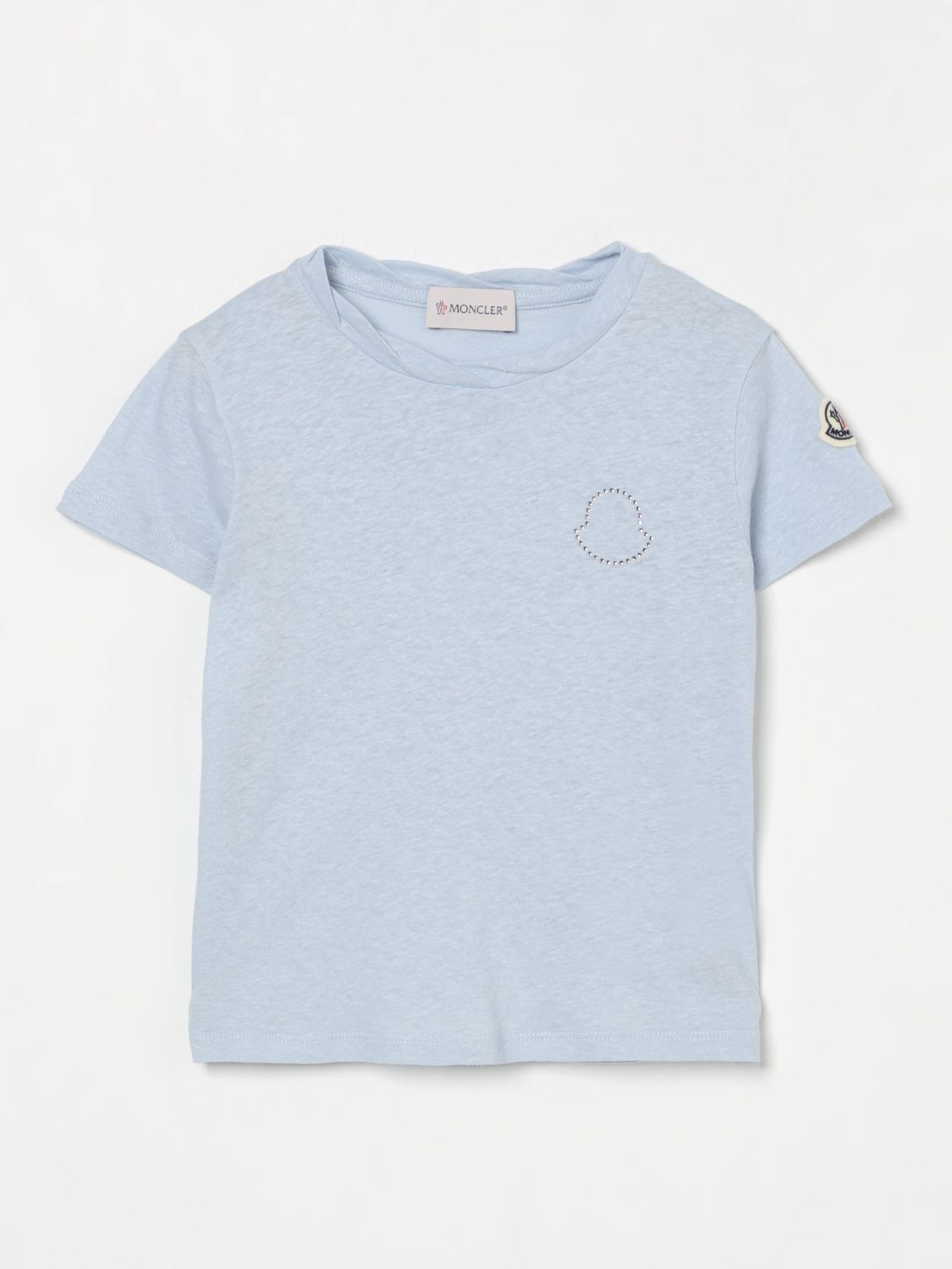 Moncler T Shirt Kids Turquoise