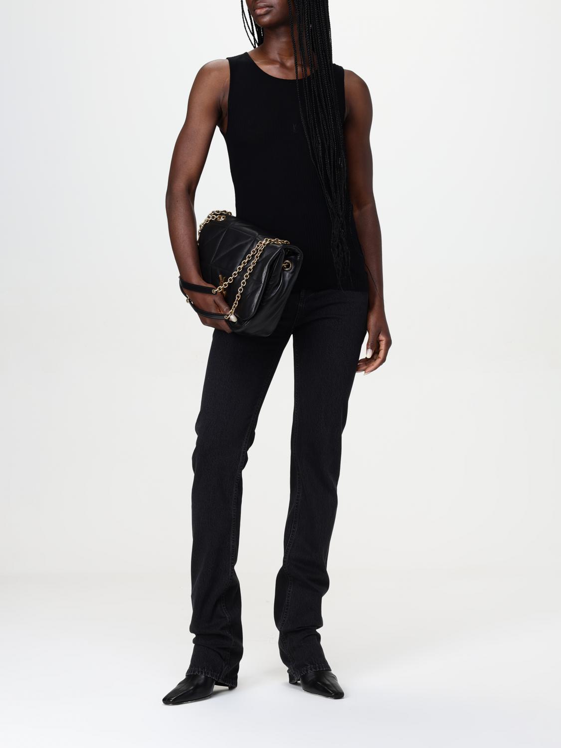 Saint Laurent Shoulder Bag Woman Black