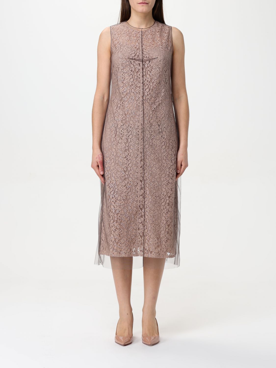 Fendi Dress Woman Blush Pink