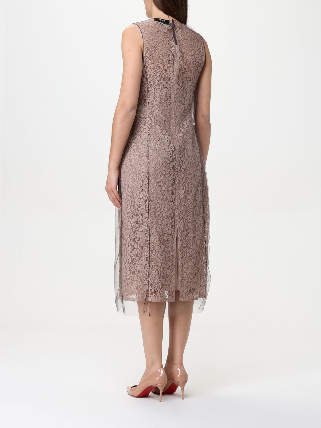 Fendi Dress Woman Blush Pink