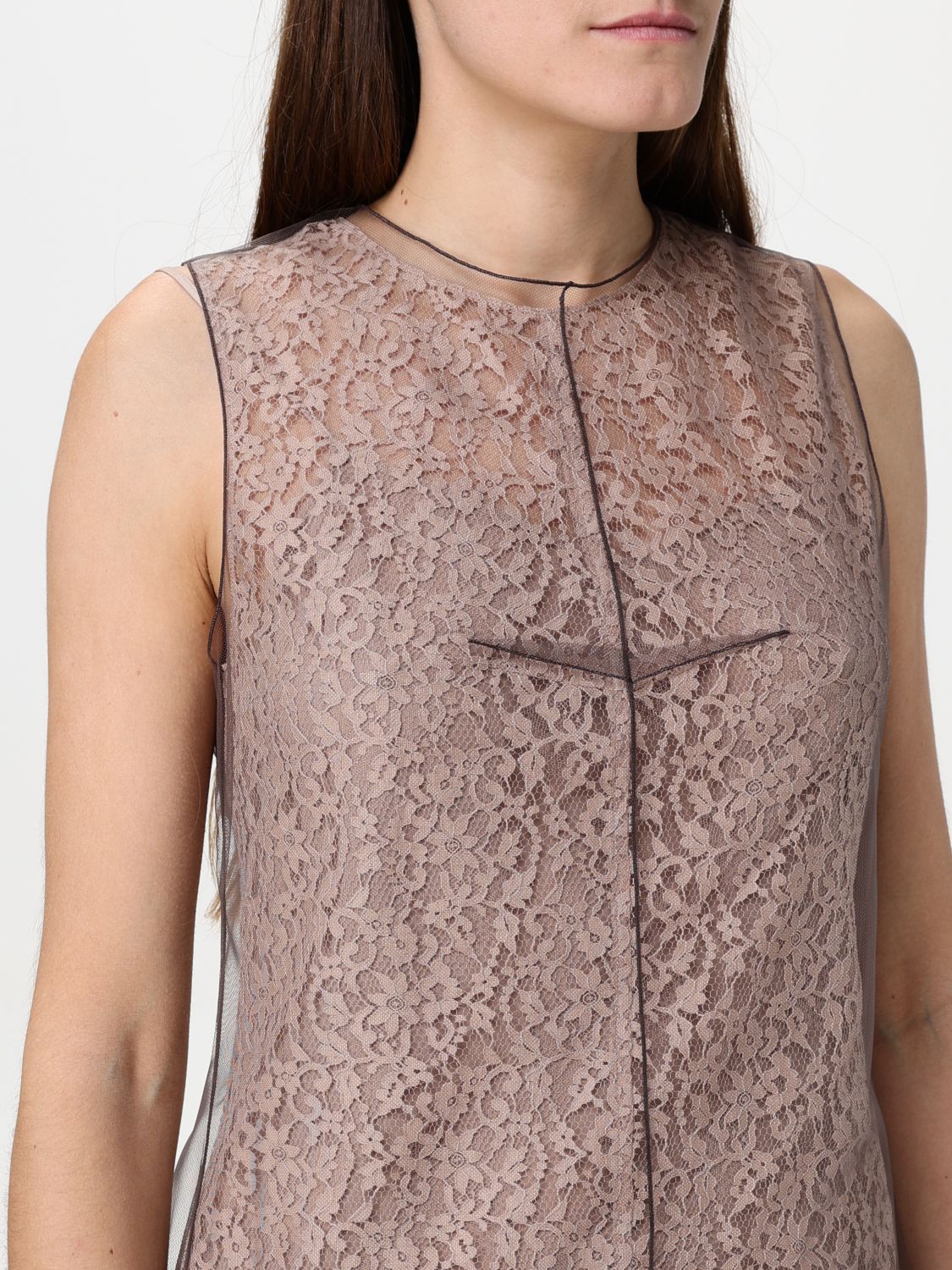 Fendi Dress Woman Blush Pink
