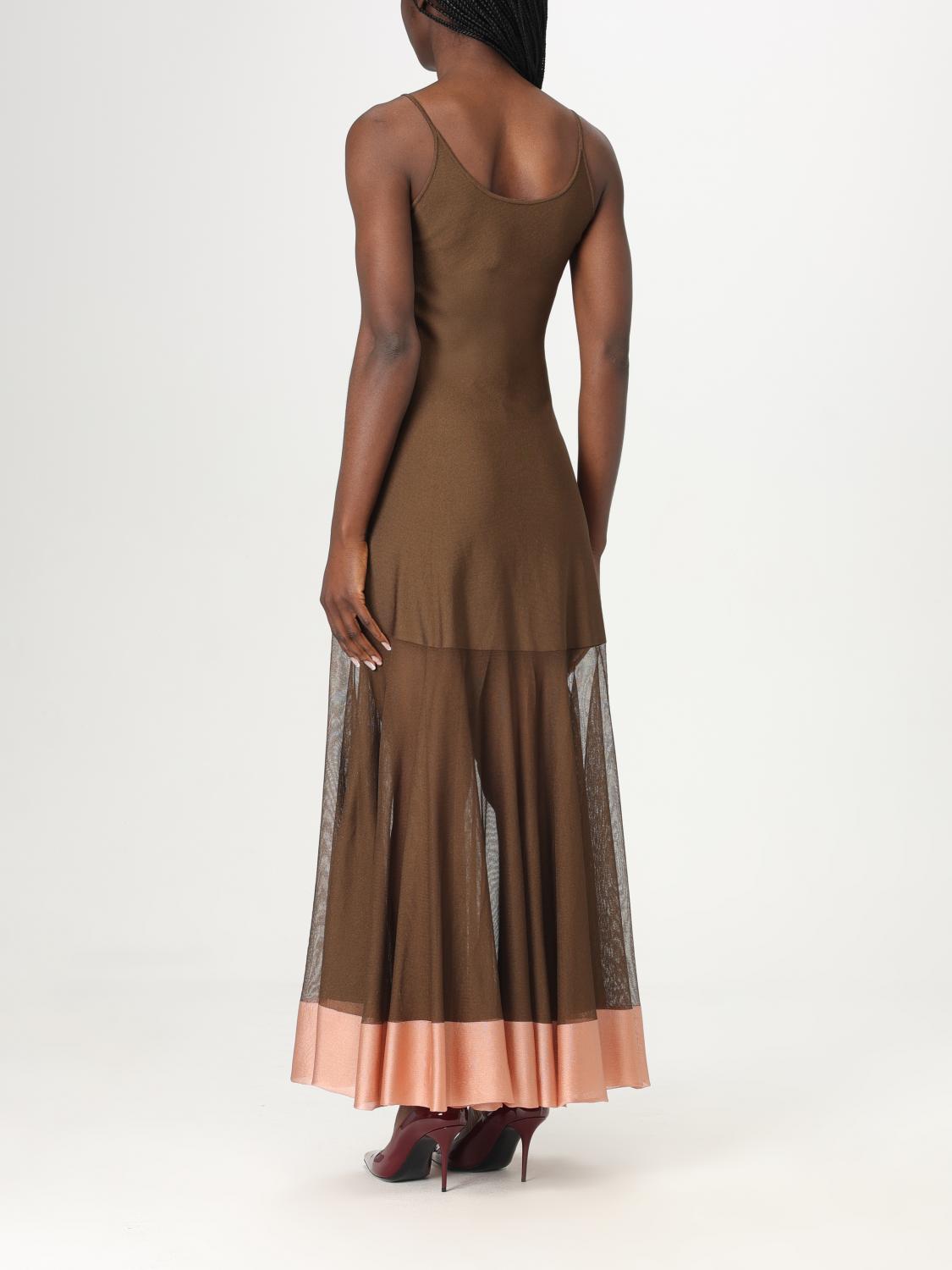Fendi Dress Woman Brown