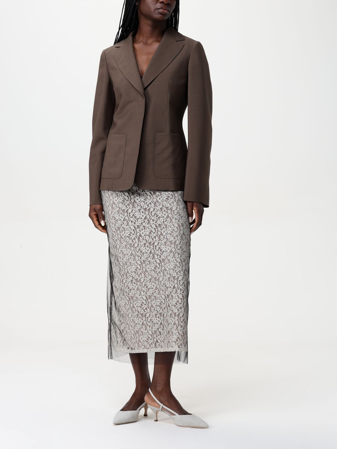 Fendi Blazer Woman Brown