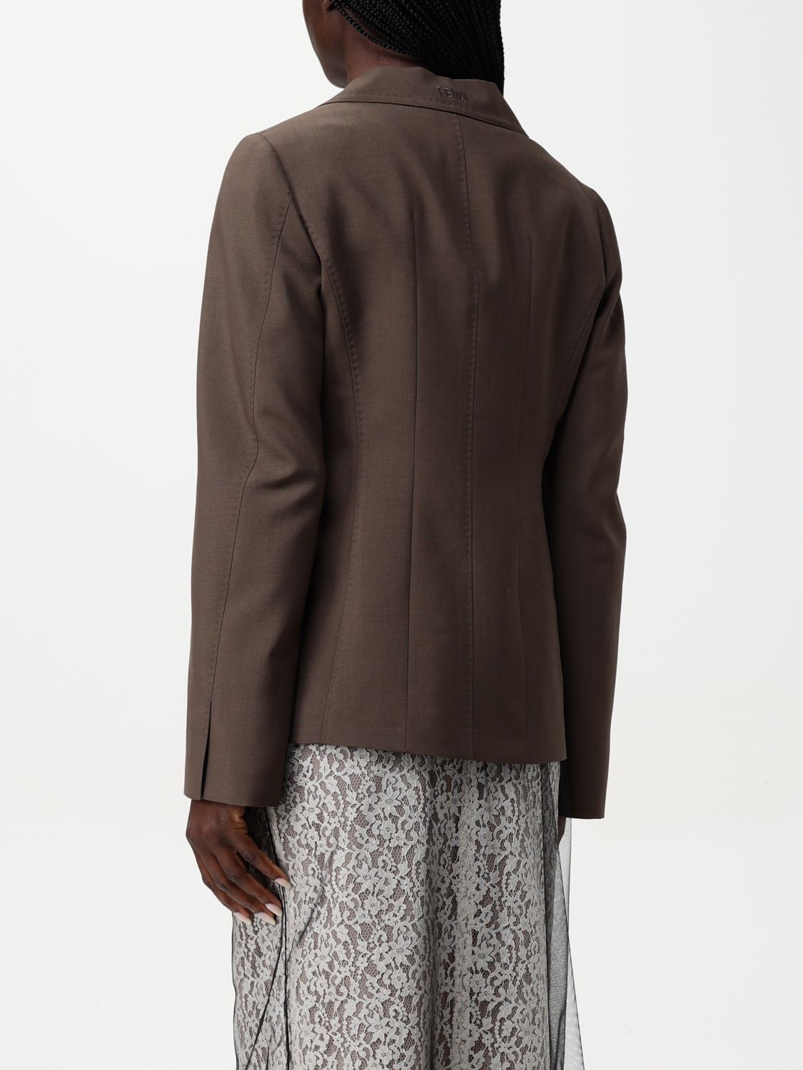 Fendi Blazer Woman Brown