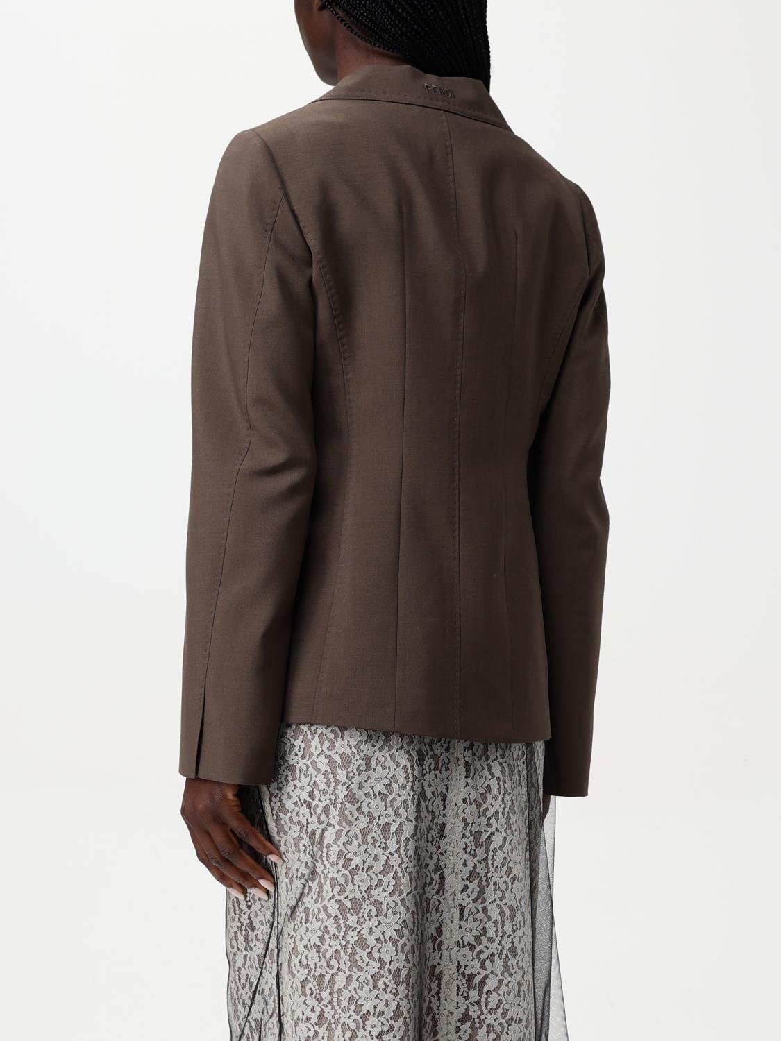 Fendi Blazer Woman Brown