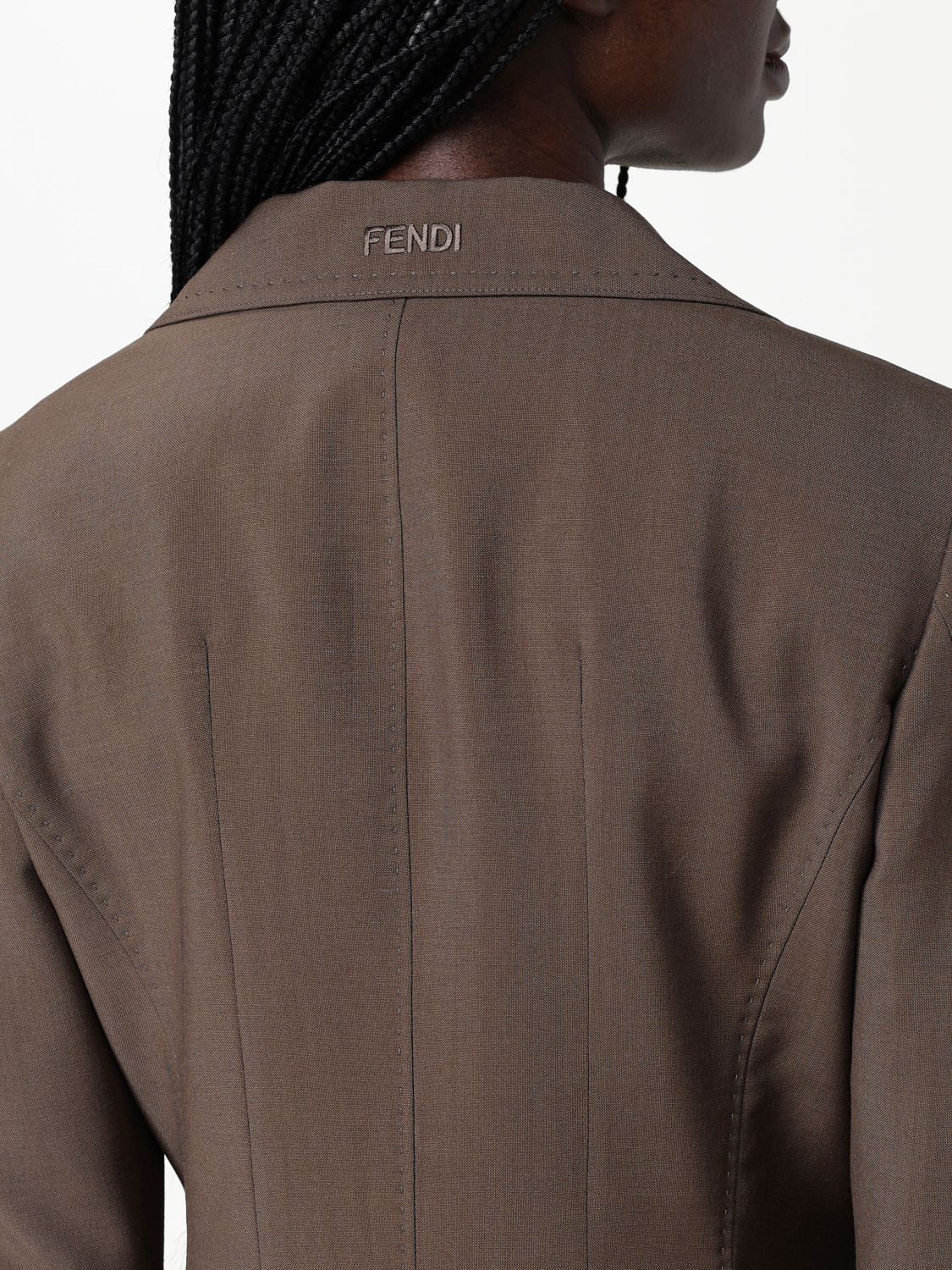 Fendi Blazer Woman Brown