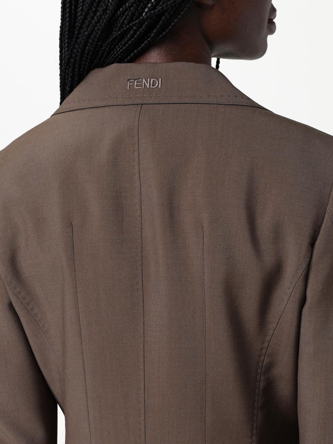Fendi Blazer Woman Brown