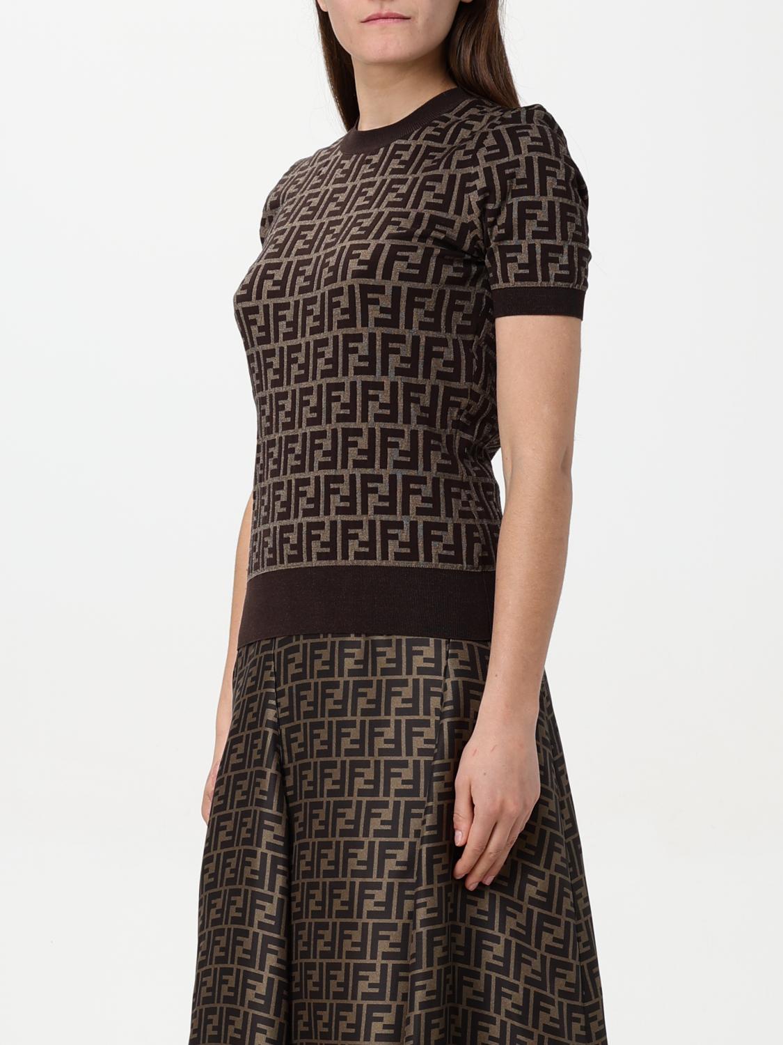 Fendi Sweater Woman Tobacco