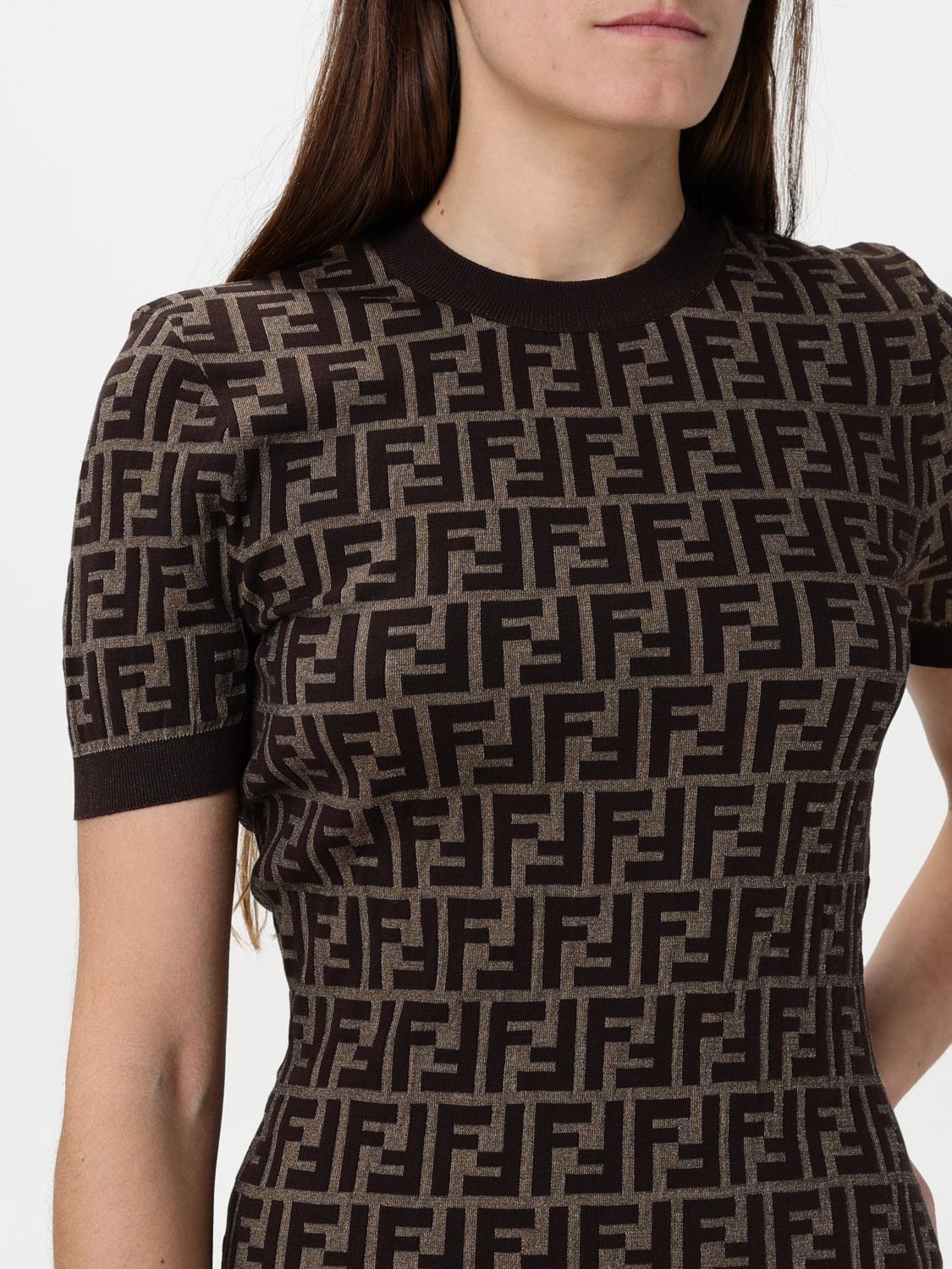 Fendi Sweater Woman Tobacco