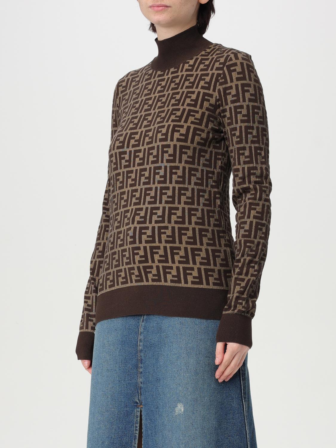 Fendi Sweater Woman Tobacco
