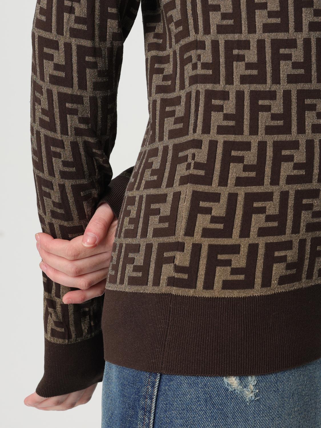 Fendi Sweater Woman Tobacco