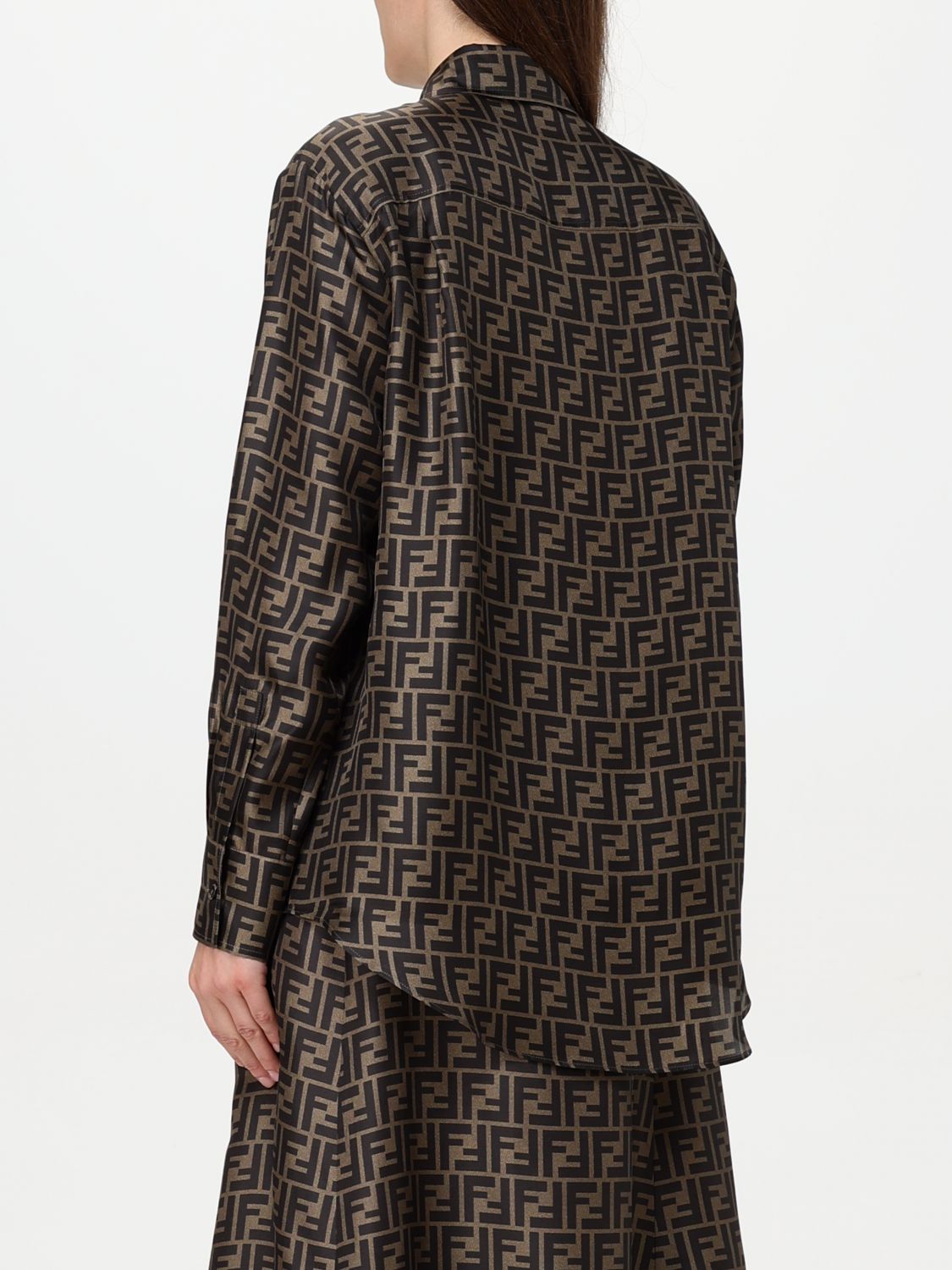 Fendi Shirt Woman Tobacco