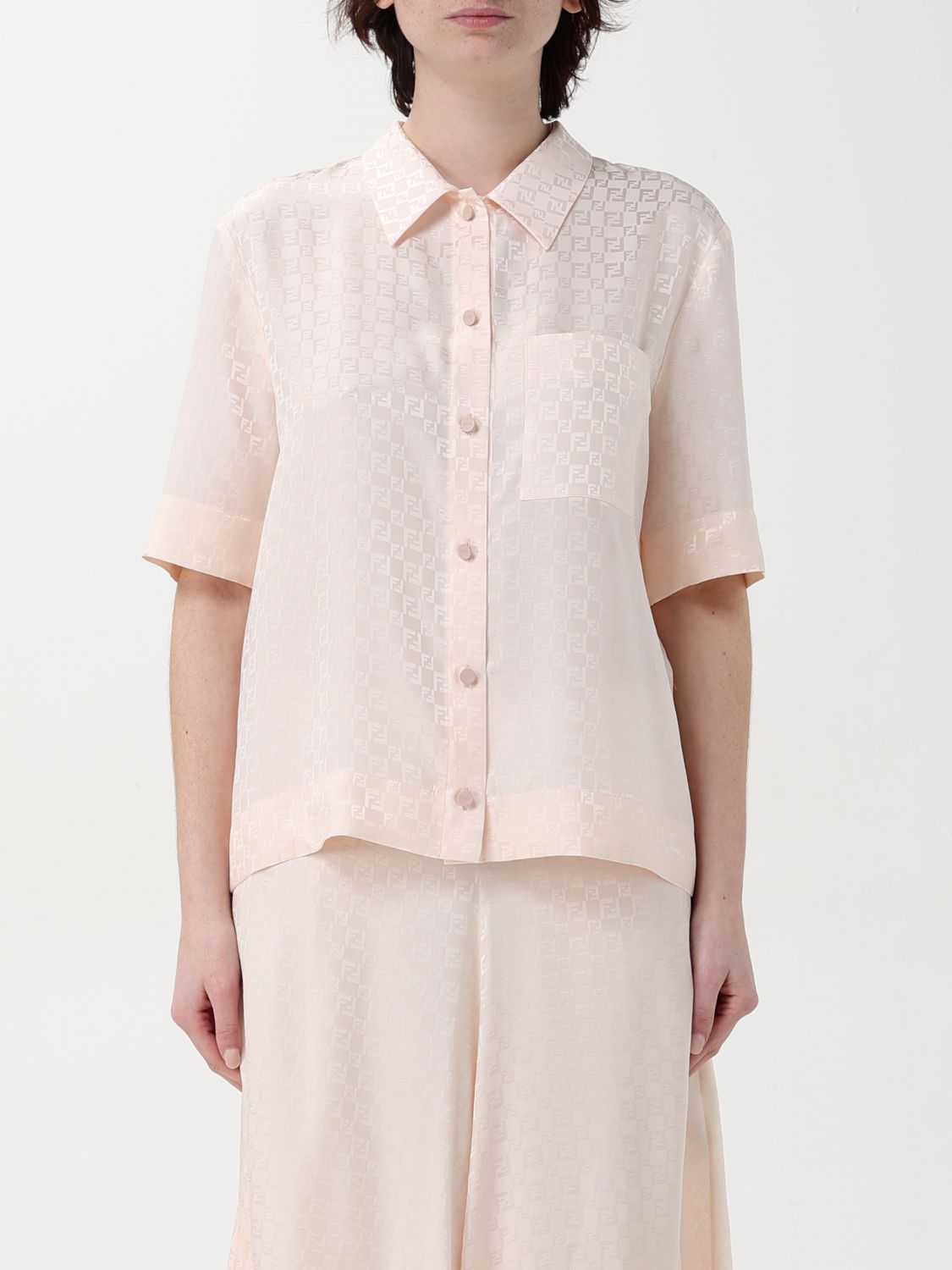 Fendi Shirt Woman Peach