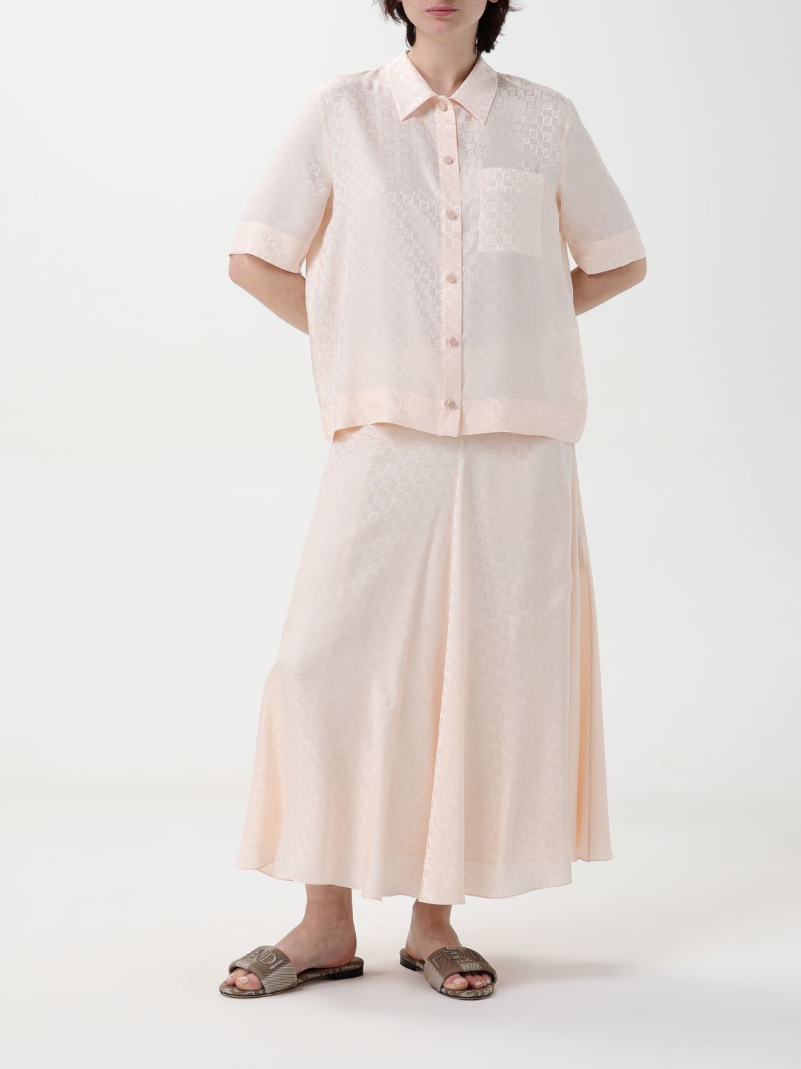 Fendi Shirt Woman Peach