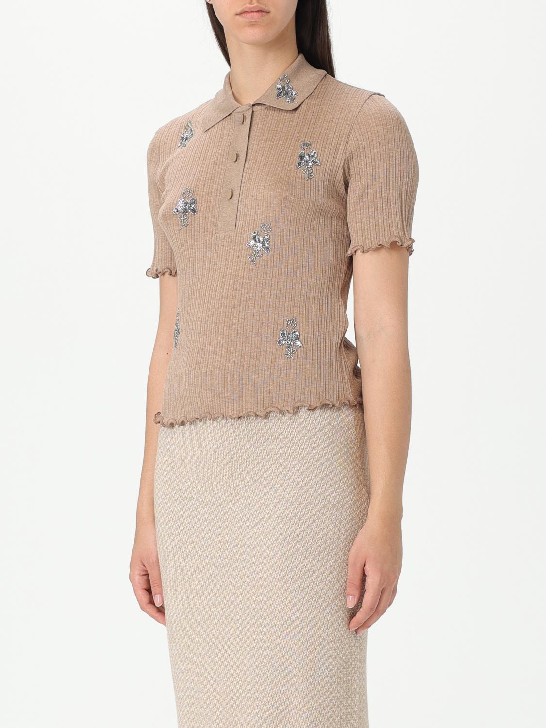 Fendi Polo Shirt Woman Camel