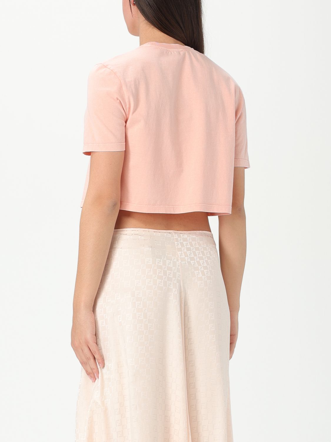 Fendi T Shirt Woman Beige