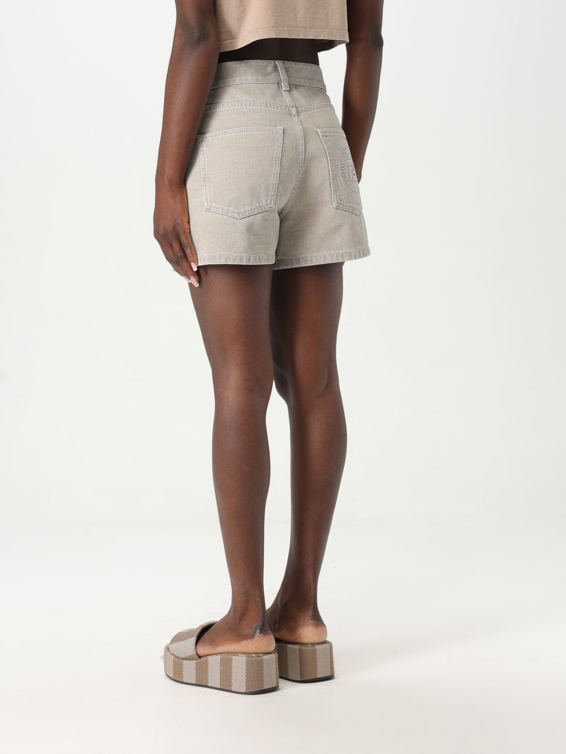 Fendi Short Woman Beige